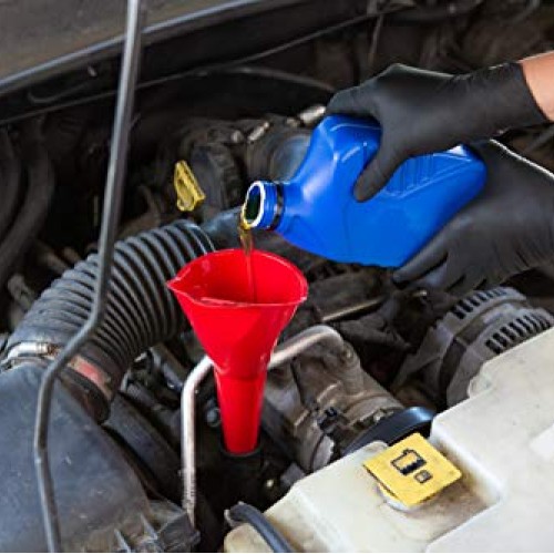 Microflex MK-296 Black Disposable Nitrile Gloves, Latex-Free, Powd...