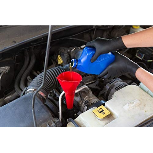 Microflex MK-296 Black Disposable Nitrile Gloves, Latex-Free, Powd...