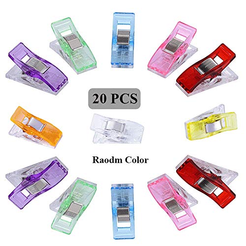 MiDube Colorful Craft Sewing Clips Assorted Quilt Binding Plastic ...