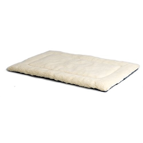 Reversible Paw Print Pet Bed in Blue / White, Dog Bed Measures 35L...