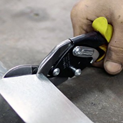 MIDWEST Aviation Snip - Straight Cut Offset Tin Cutting Shears wit...