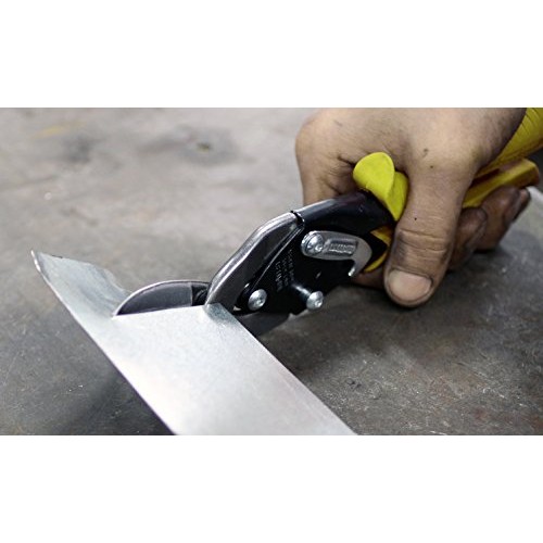 MIDWEST Aviation Snip - Straight Cut Offset Tin Cutting Shears wit...