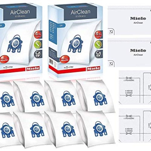 Miele GN AirClean 3D Efficiency Vacuum Cleaner Bags - 2 Boxes - In...