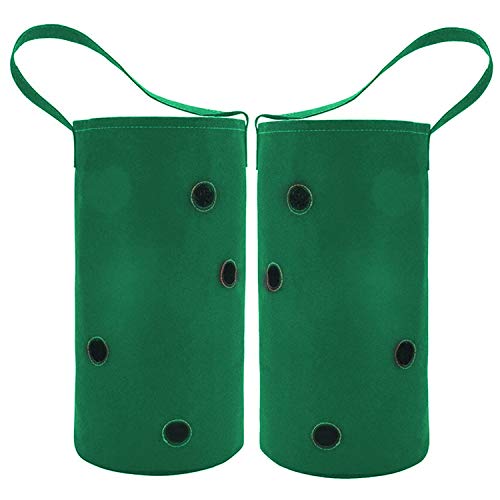 Migaven 2pcs Garden Planting Bag Multi-Mouth Hanging Strawberry He...