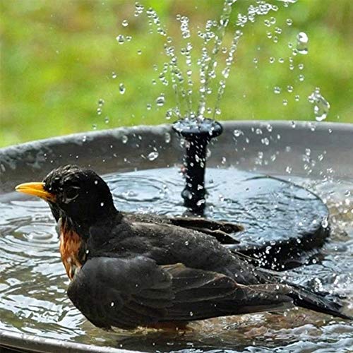 MIGVELA Solar Fountain Water Pump for Bird Bath, Upgraded Mini Sol...