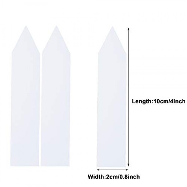 100 Pcs 4 Inch Plastic Nursery Garden Stake Tags Plant Seed Garden...