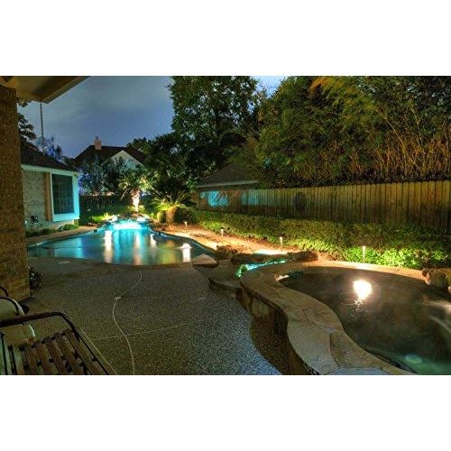 MIK Solutions Underwater Light 170 Solid Brass 7WMR16 LED Bulb Pon...