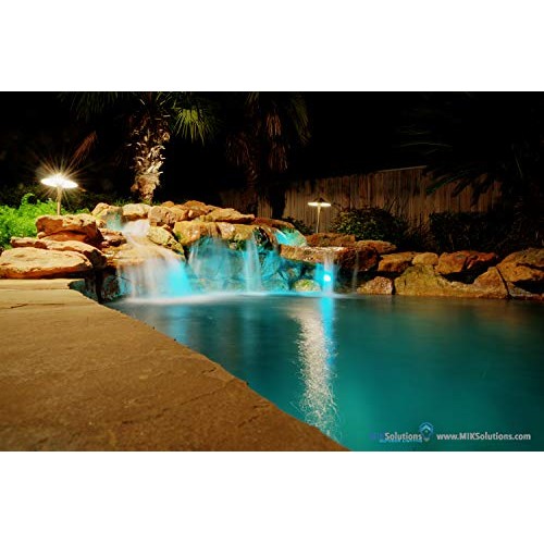 MIK Solutions Underwater Light 170 Solid Brass 7WMR16 LED Bulb Pon...