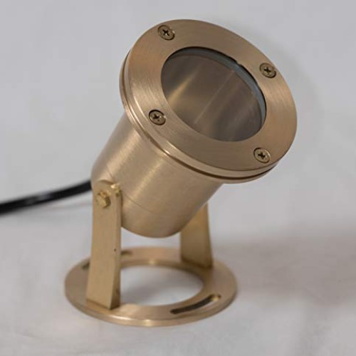 MIK Solutions Underwater Light 170 Solid Brass 7WMR16 LED Bulb Pon...