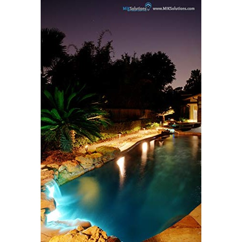 MIK Solutions Underwater Light 172 Solid Brass Pond Light Submersi...