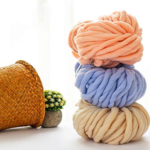 250g Chunky Soft Wool Yarn, Scarf Knit Thickness Warm Hat Househol...