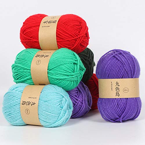 50g Breathable Orlon Acrylic Line Knitting Crochet Yarn, DIY Mediu...