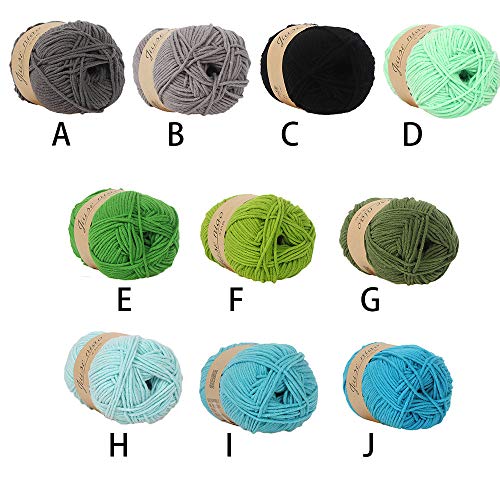 50g Chunky Baby Milk Cotton Crochet Yarns for Knitting Crochet Cra...