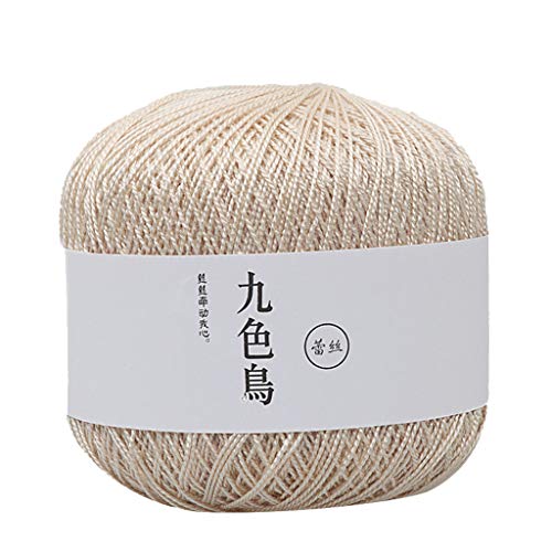 8th Lace Thread DIY Woven Cotton Fine Cotton Thread Crochet Yarn, ...