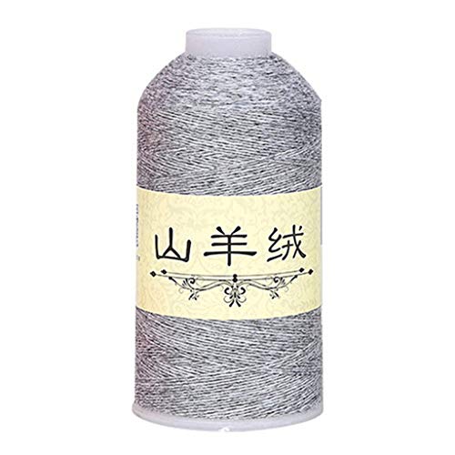 Baby Cashmere Wool Yarn, Hand Knitted Scarf Woven Fine Wool Thread...
