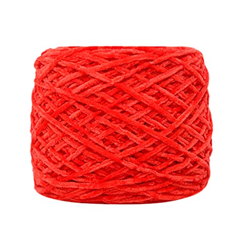 Gold Velvet Yarn Roving Scarf Knit Wool Yarn Thickness Warm Hat Ho...