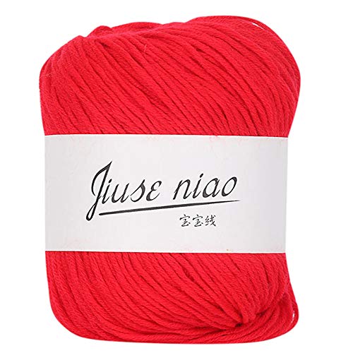 JIUSENIAO Chunky Baby Milk Cotton Crochet Knitwear Wool Colorful H...