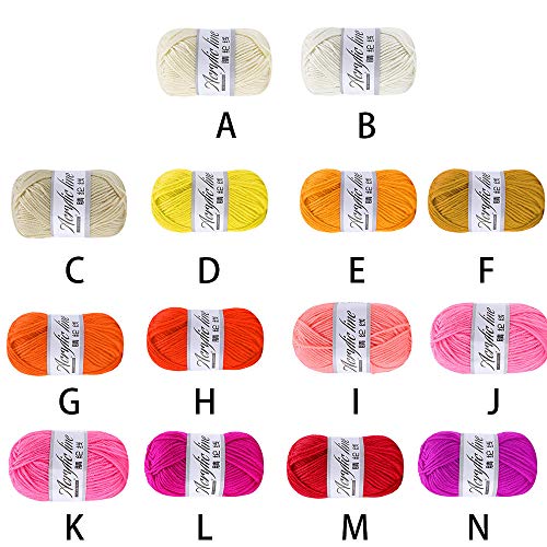 Knit Acrylic Chunky Wool Yarn, Hand Knitting Wool Crochet Knitwear...