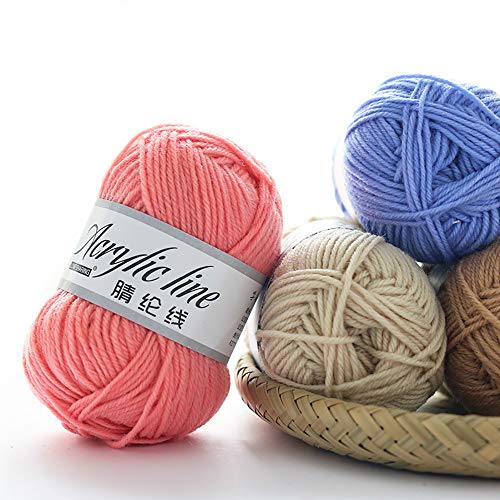 Knit Acrylic Chunky Wool Yarn, Hand Knitting Wool Crochet Knitwear...