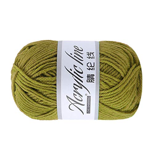 Lightweight Soft Chunky Acrylic Line, Hand Knitting Wool Crochet K...