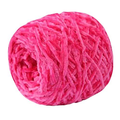 Soft Gold Velvet Knitting Wool Line Yarn, DIY Shawl Scarf Crochet ...