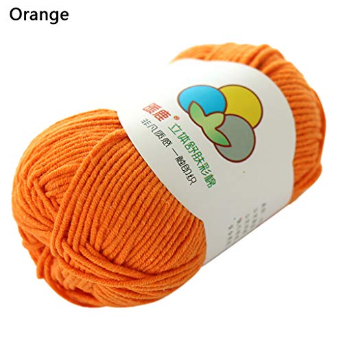 Warm Deer Hand-Woven 5 Strands Yarn of Milk Cotton Warm Soft Scarf...