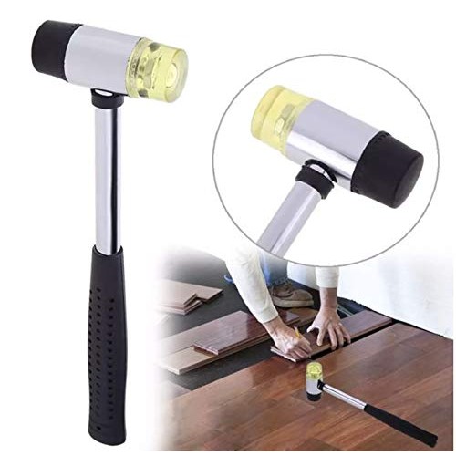 MIKMAYTOO Soft Mallet with 2 Head Tip, Double-Faced Rubber Soft He...
