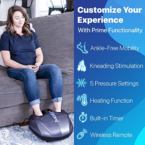 MIKO Foot Massager Machine with Deep-Kneading, Compression, Shiats...