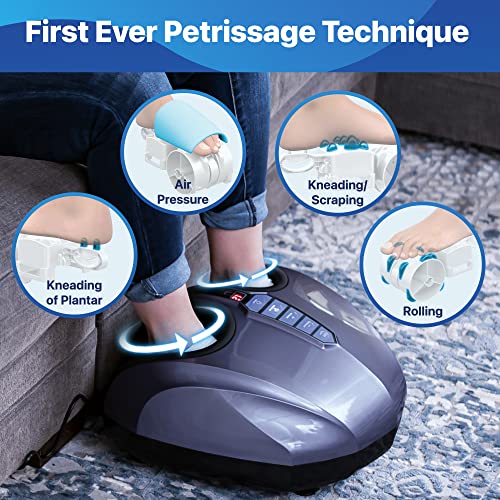 MIKO Foot Massager Machine with Deep-Kneading, Compression, Shiats...