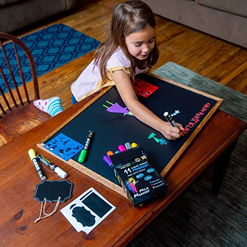 Chalk Markers by Mila Markers, Pack of 11 + A Chalkboard + Christm...