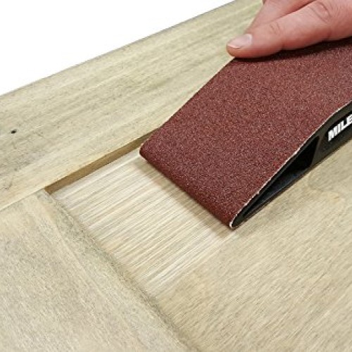 Milescraft 1604 SandDevil2.5 Hand Sander with 2.5 x 14 Sandpaper...