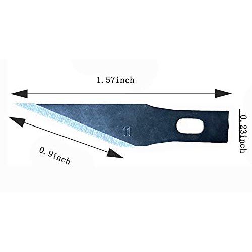 Hobby Blades Set SXS-001, Utility Excel Blades #11 Refill Exacto A...