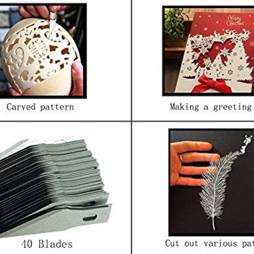 Hobby Blades Set SXS-001, Utility Excel Blades #11 Refill Exacto A...