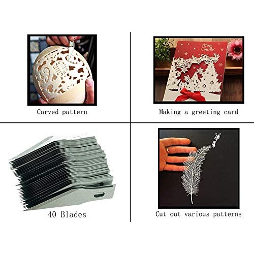 Hobby Blades Set SXS-001, Utility Excel Blades #11 Refill Exacto A...