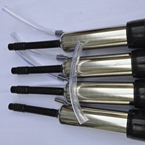 Cow Milker Claw Cluster w/4X Milk Shells & 4X Rubber Liners for De...