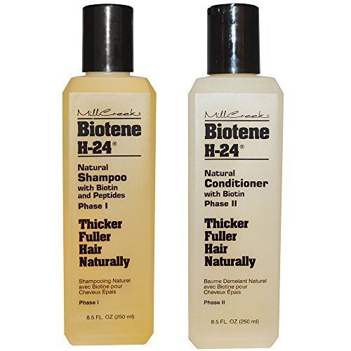 Mill Creek Botanicals Biotene H-24 Biotin and Keratin Shampoo and ...