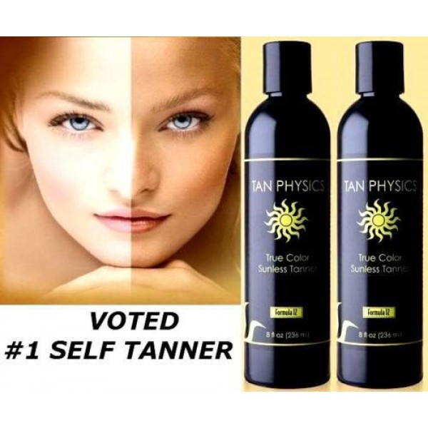 Lot of 2 Tan Physics True Color Rated #1 Sunless Self Tanner Tanni...