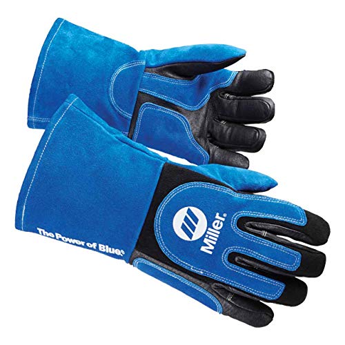 MILLER ELECTRIC MIG/Stick Welding Gloves,Stick,PR