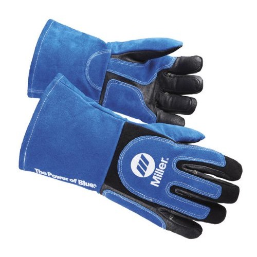 Welding Gloves, 3D, XL, Wing, Blueblack, PR
