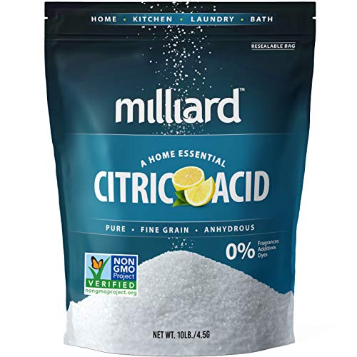 Milliard Citric Acid 10 Pound - 100% Pure Food Grade NON-GMO Proje...