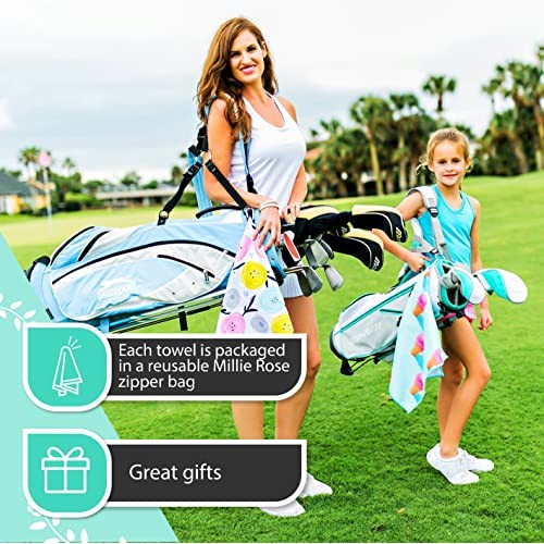 Millie Rose Pickleball Towels in Multi Fashion Prints - Pickleball...