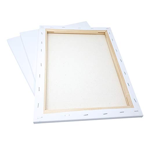 MILO | 12x12 Stretched Artist Canvas Value Pack of 8 | Primed Cot...