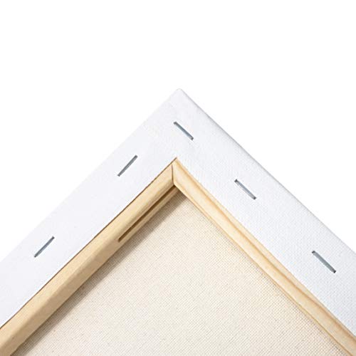 MILO | 12x12 Stretched Artist Canvas Value Pack of 8 | Primed Cot...