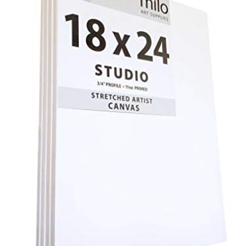 MILO PRO | 18 x 24 Stretched Canvas Pack of 4 | 3/4 inch Studio ...
