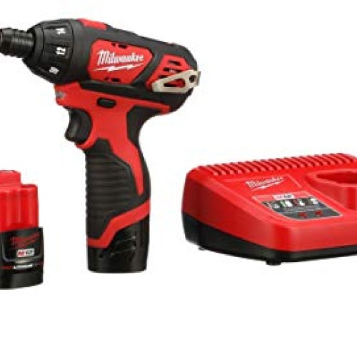 Milwaukee 2401-22 M12 12-Volt Lithium-Ion 1/4 in. Hex Screwdriver Kit