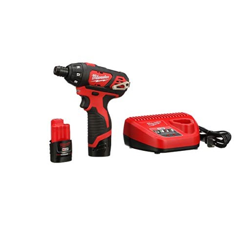 Milwaukee 2401-22 M12 12-Volt Lithium-Ion 1/4 in. Hex Screwdriver Kit
