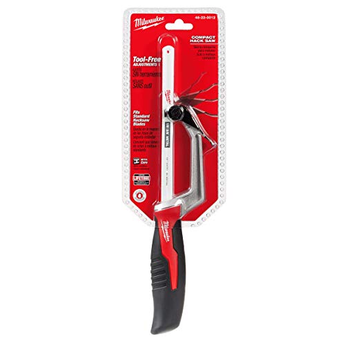 Milwaukee 48-22-0012 Compact Hand Operated Hack Saw w/ Tool-Less B...