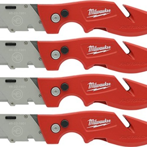 Milwaukee 48-22-1901 Fastback Press and Flip Utility Knife with Be...
