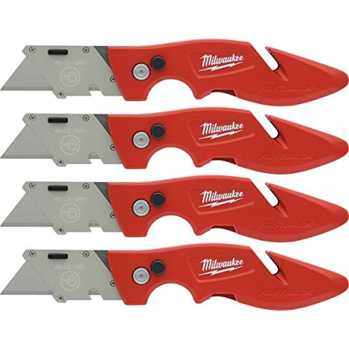 Milwaukee 48-22-1901 Fastback Press and Flip Utility Knife with Be...