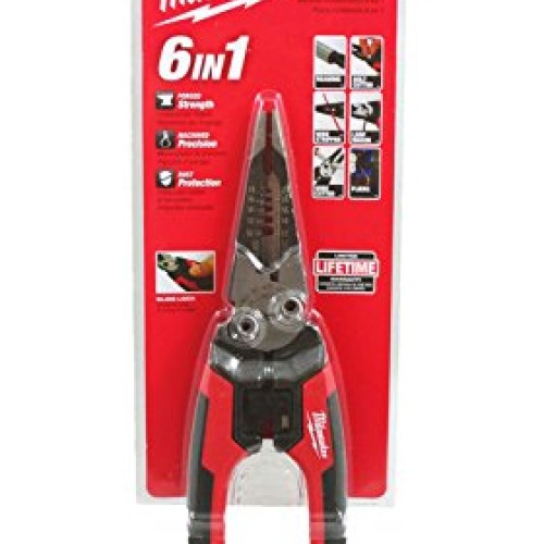 Milwaukee 48-22-3079 6-In-One Combination Wire Stripping and Reami...